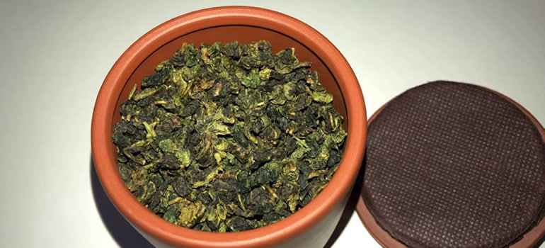 green tea Leaves